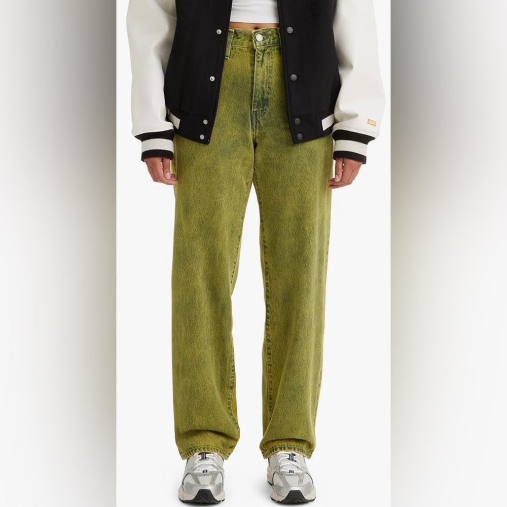 Levi’s ‘94 Baggy Green Acid Wash Denim Jeans